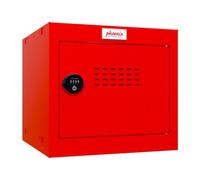 Phoenix Safe Company Phoenix Cl0344Rrc Size 1 Red Cube Locker With Combination Lock