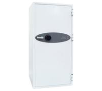 Phoenix Safe Company Phoenix Fire Commander Fs1912F Size 2 Fire Safe In White With Fingerprint Lock