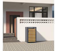 Phoenix Safe Company Phoenix Gb1168Awk Wood Effect Single Wheelie Bin Store / Bin Storage