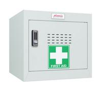 Phoenix Safe Company Phoenix Mc0344Gge Size 1 Light Grey Medical Cube Locker With Electronic Lock