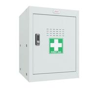 Phoenix Safe Company Phoenix Mc0544Gge Size 2 Light Grey Medical Cube Locker With Electronic Lock