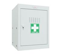 Phoenix Safe Company Phoenix Mc0544Ggk Size 2 Light Grey Medical Cube Locker With Key Lock