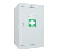 Phoenix Safe Company Phoenix Mc0644Ggk Size 3 Light Grey Medical Cube Locker With Key Lock