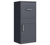 Phoenix Safe Company Phoenix PB1121AAK Parcel Box with Key Lock & Anti-Fishing Feature in Dark Grey Phoenix Safe Company Dark Grey