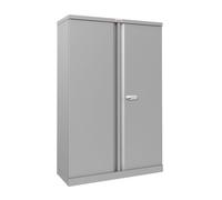 Phoenix Safe Company Phoenix Scl Series Scl1491Gge 2 Door 3 Shelf Steel Storage Cupboard In Grey With Electronic Lock