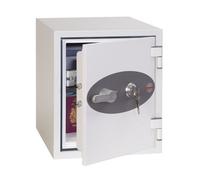 Phoenix Safe Company - FS1282K Titan Fire & Security Safe - Key Locking - Twin Locking Bolts - White Paint Finish - 25 Litre Capacity - 34kg