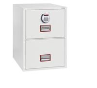 Phoenix Safe Company Phoenix World Class Vertical Fire File Fs2252E 2 Drawer Filing Cabinet With Electronic Lock
