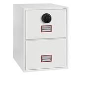 Phoenix Safe Company Phoenix World Class Vertical Fire File Fs2252F 2 Drawer Filing Cabinet With Fingerprint Lock