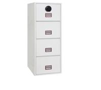 Phoenix Safe Company Phoenix World Class Vertical Fire File Fs2254F 4 Drawer Filing Cabinet With Fingerprint Lock