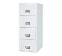 Phoenix Safe Company Phoenix World Class Vertical Fire File Fs2254K 4 Drawer Filing Cabinet With Key Lock