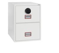 Phoenix Safe Company Phoenix World Class Vertical Fire File Fs2272F 2 Drawer Filing Cabinet With Fingerprint Lock
