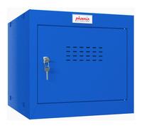 Phoenix Safe Company Size 1 Blue Cube Locker with Key Lock, CL0344BBK, 44 Liters | Size: 300 cm x 90 cm Phoenix Safe Company Blue 300 cm x 90 cm
