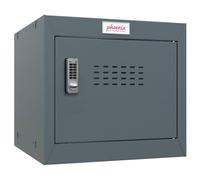 Phoenix Safe Company Size 1 Dark Grey Cube Locker with Electronic Lock, CL0344AAE, 44L Phoenix Safe Company Grey