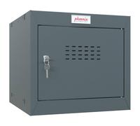 Phoenix Anthracite Cube Locker - Key Locking