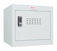 Phoenix Safe Company Size 1 Light Grey Cube Locker with Electronic Lock, CL0344GGE, 44L | Size: 300 cm x 100 cm Phoenix Safe Company Light Grey 300 cm x 100 cm