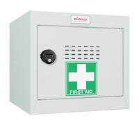 Phoenix Safe Company Size 1 Light Grey Medical Cube Locker with Combination Lock, MC0344GGC | Size: 300 cm x 100 cm Phoenix Safe Company Light Grey 300 cm x 100 cm