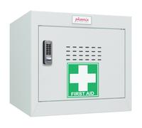 Phoenix Safe Company Size 1 Light Grey Medical Cube Locker with Electronic Lock, MC0344GGE Phoenix Safe Company Light Grey