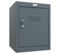Phoenix Safe Company Size 2 Grey Cube Locker with Electronic Lock, CL0544AAE, 66 Liters Phoenix Safe Company Grey