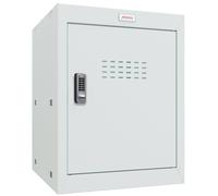 Phoenix Safe Company Size 2 Light Grey Cube Locker with Electronic Lock, CL0544GGE, 66L | Size: 500mm Phoenix Safe Company Light Grey 500mm
