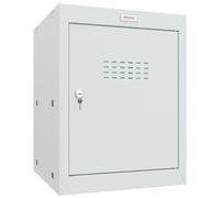 Phoenix Safe Company Size 2 Light Grey Cube Locker with Key Lock, CL0544GGK, 66L | Size: 500mm Phoenix Safe Company Light Grey 500mm