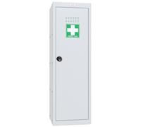 Phoenix Safe Company Size 4 Light Grey Medical Cube Locker with Combination Lock, MC1244GGC | Size: 120 cm x 100 cm Phoenix Safe Company Light Grey 120 cm x 100 cm