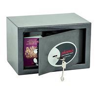 Phoenix Safe Company - SS0801K Vela Home & Office Security Safe | Key Locking | Twin Locking Bolts | Metallic Graphite Finish | 10 Litre Capacity | 4.5kg