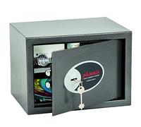 Phoenix Safe Company - SS0802K Vela Home & Office Security Safe | Key Locking | Twin Locking Bolts | Metallic Graphite Finish | 17 Litre Capacity | 6kg