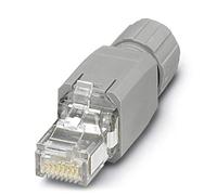 Phoenix Safe Contact VS-PN-RJ45-5-Q/IP20 RJ45 Connector, Protection Class IP20, 4 Pin Numbers, Connection Type IDC Quick Connection, Traffic Grey, 1658435