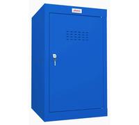 Phoenix Safe Phoenix CL0644BBK Size 3 Blue Cube Locker with Key Lock - Blue - Steel - 20
