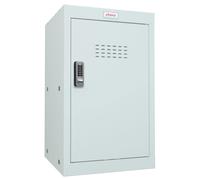 Phoenix Safe Phoenix CL0644GGE Size 3 Light Grey Cube Locker with Electronic Lock - Light Grey - Steel - 20