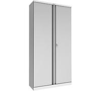 Phoenix SCL Series Regular Door Cupboard Steel 4 Shelves Lockable 915 x 370 x 1,830 mm Grey