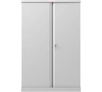 Phoenix SCL Series Regular Door Cupboard Steel 3 Shelves Lockable 915 x 370 x 1,400 mm Grey