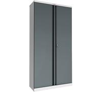 Phoenix Safe Company Steel Storage Cupboard with Key Lock in Anthracite Grey, SCL1891GAK in Dark Grey | Size: 180 cm x 90 cm Phoenix Safe Company Dark Grey 180 cm x 90 cm