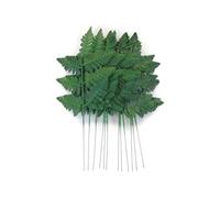 Phoenix Silk 24 Sprays GREEN Leather Fern Artificial Silk Leaves 18" Greenery 5665GN