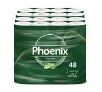 Phoenix Soft Aloe Vera Fragranced Luxury Toilet Rolls Bulk Buy - Quilted White 3