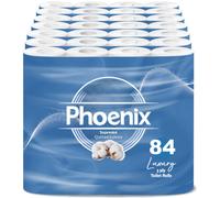 Phoenix Soft Quilted 3 Ply 84 Toilet Rolls Unscented