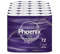 Phoenix Soft Quilted 3 Ply Toilet Paper 72 Rolls Lavender Scent