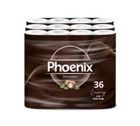 Phoenix Soft Shea Butter Fragranced Luxury Toilet Rolls Bulk Buy - Quilted White