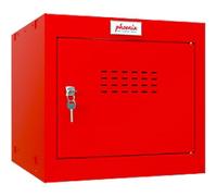 Phoenix Red Cube Locker - Key Locking