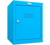 Phoenix Steel Locker 1 Doors Key lock 400 x 400 x 520 mm Blue