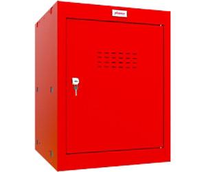 Phoenix Steel Locker 1 Doors Key lock 400 x 400 x 520 mm Red