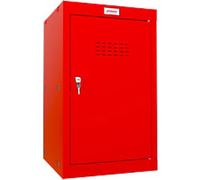 Phoenix Steel Locker 1 Doors Key lock 400 x 400 x 665 mm Red