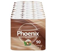 Phoenix Toilet Rolls - 90 Pack 3 Ply Shea Butter Scented Toilet Paper Bul