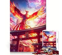 Phoenix Torii Pathway Japa 1000 Piece Jigsaws for Teenagers Puzzle Mental Toy Peaceful Time Premium Cut Artistic Gift (38x26cm)