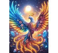 Phoenix Under The Moon 500 Piece Pack Classic Jigsaw Puzzle Wildlife Pet Cute Couple Puzzle Partners Ultra Difficult Wall Decor Easter New Year Cardboard 500 PCS