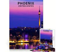 Phoenix United States 1000 Piece Jigsaw Puzzles for Adults Improve Memory Anxiety Relief Sharp Edge Wall Art Decor (38x52cm)