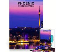 Phoenix United States 1000 Piece Jigsaw Puzzles for Adults Improve Memory Anxiety Relief Sharp Edge Wall Art Decor (38x52cm)