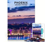 Phoenix United States Jigsaw Puzzles for Adults1000 Pieces Clear Logic Toy Leisure Time Perfect Cut Creative Gift (38x52cm)