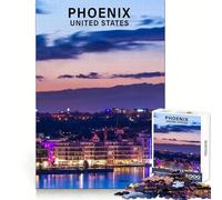 Phoenix United States Jigsaw Puzzles for Adults1000 Pieces Clear Logic Toy Leisure Time Perfect Cut Creative Gift (38x52cm)