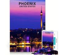 Phoenix United States Puzzle for Teenagers 1000 Pieces Mind Exercise Toy Gentle Relax Design Assembly Xmas Surprise (50x75cm)